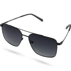 Occasus | Niebieskie kwadratowe polaryzacyjne okulary przeciwsłoneczne aviator