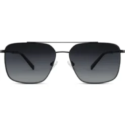 Occasus | Niebieskie kwadratowe polaryzacyjne okulary przeciwsłoneczne aviator