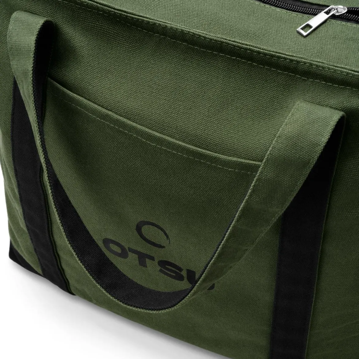 Otsu – Duża khaki torba tote z zamkiem