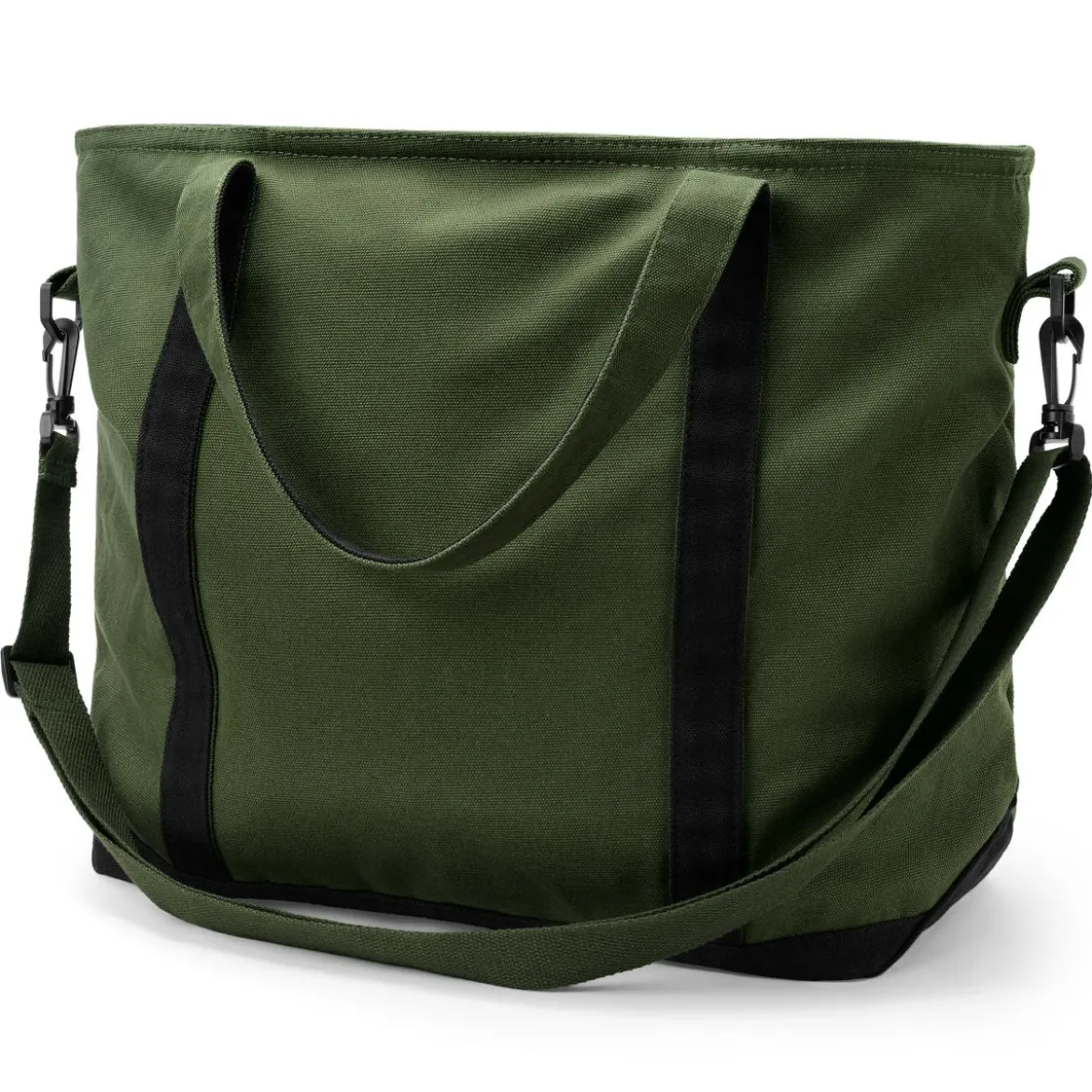 Otsu – Duża khaki torba tote z zamkiem