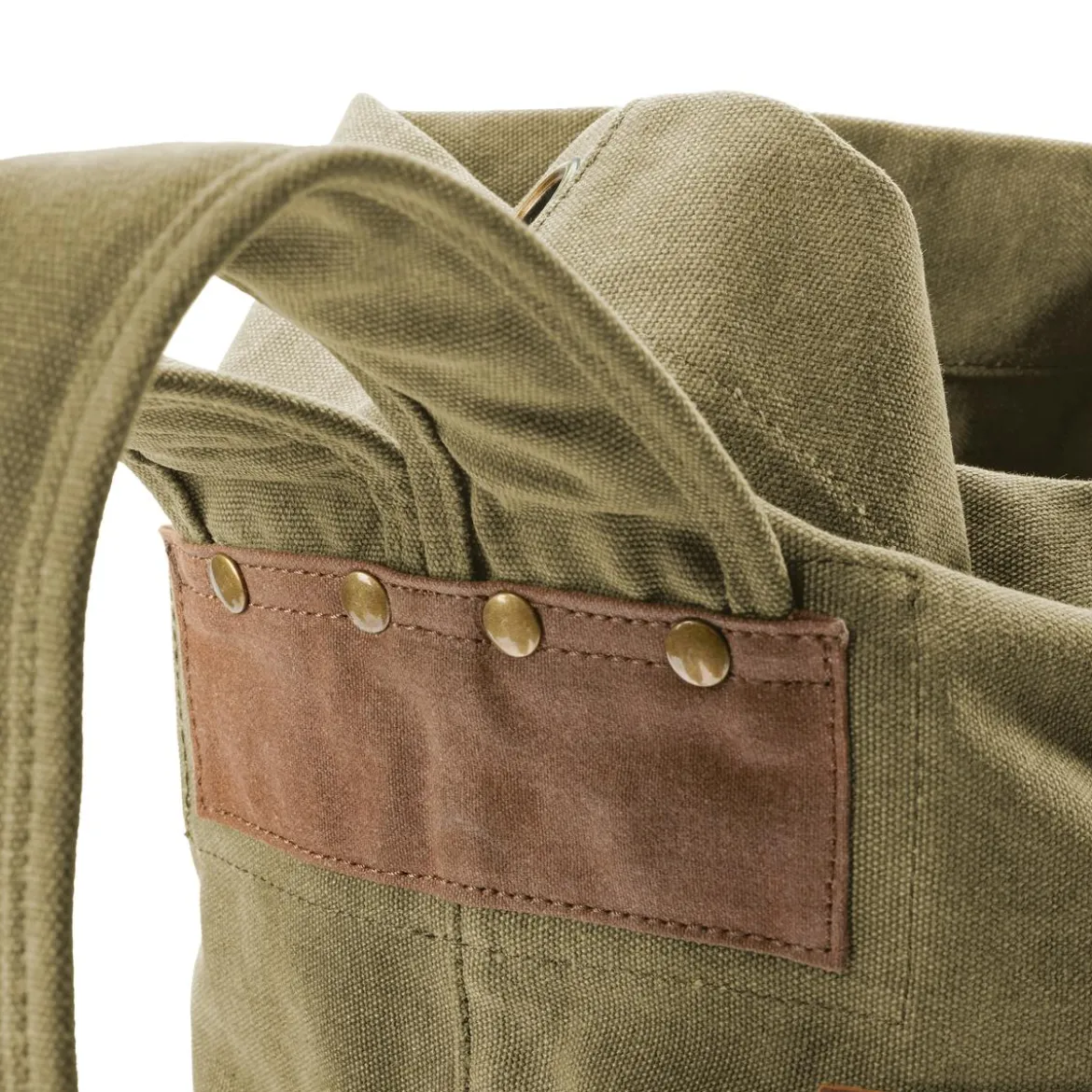 Płócienny Plecak Vintage W Kolorze Army Green