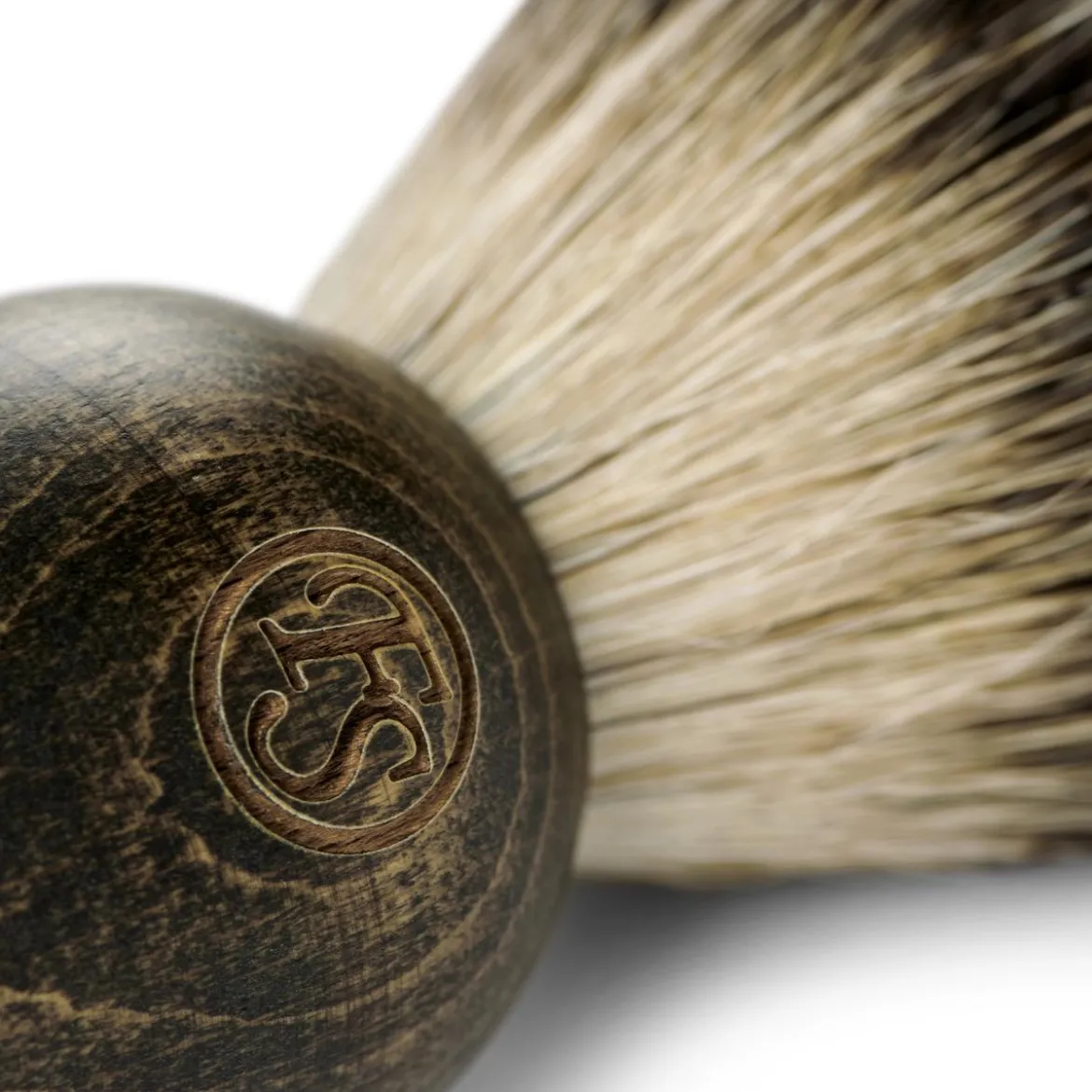 Pędzel do golenia Silvertip z hebanu