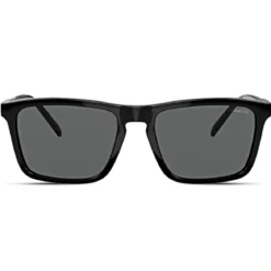 Polaryzacyjne czarne okulary przeciwsłoneczne w rogowej oprawce | Arnette 0AN4283