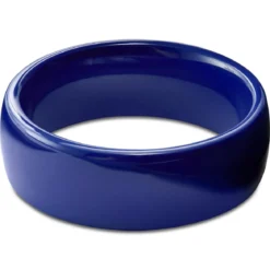 Polerowany niebieski pierścień ceramiczny