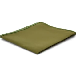 Poszetka w kolorze zielonego liścia Basic
