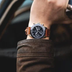 1960 Racing Chronograph | Stal chirurgiczna & głęboki niebieski