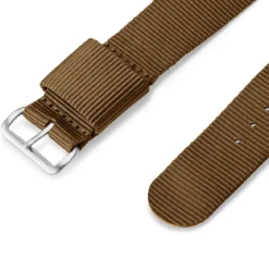 Ryka | 22mm brązowy nylonowy pasek do zegarka
