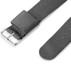 Ryka | 22mm ciemnoszary nylonowy pasek do zegarka