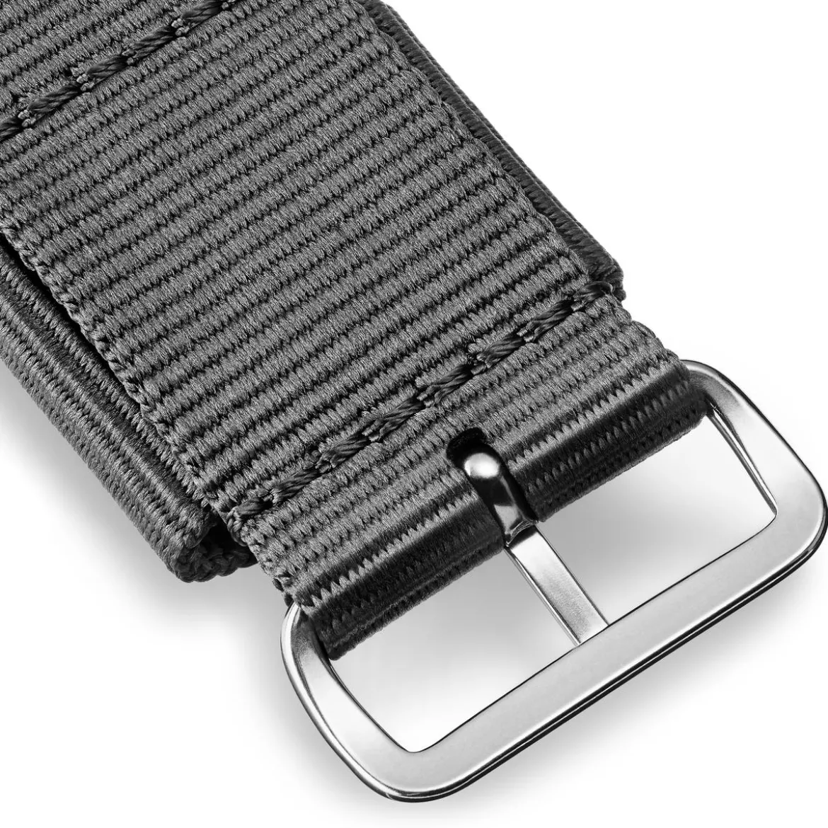 Ryka | 22mm ciemnoszary nylonowy pasek do zegarka