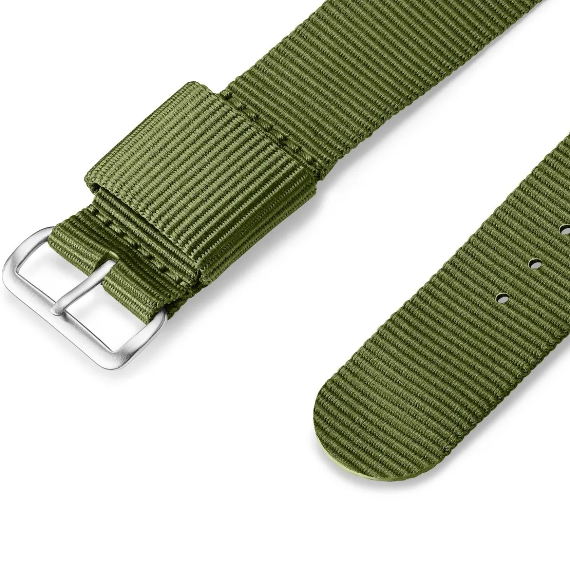 Ryka | 22mm oliwkowozielony nylonowy pasek do zegarka