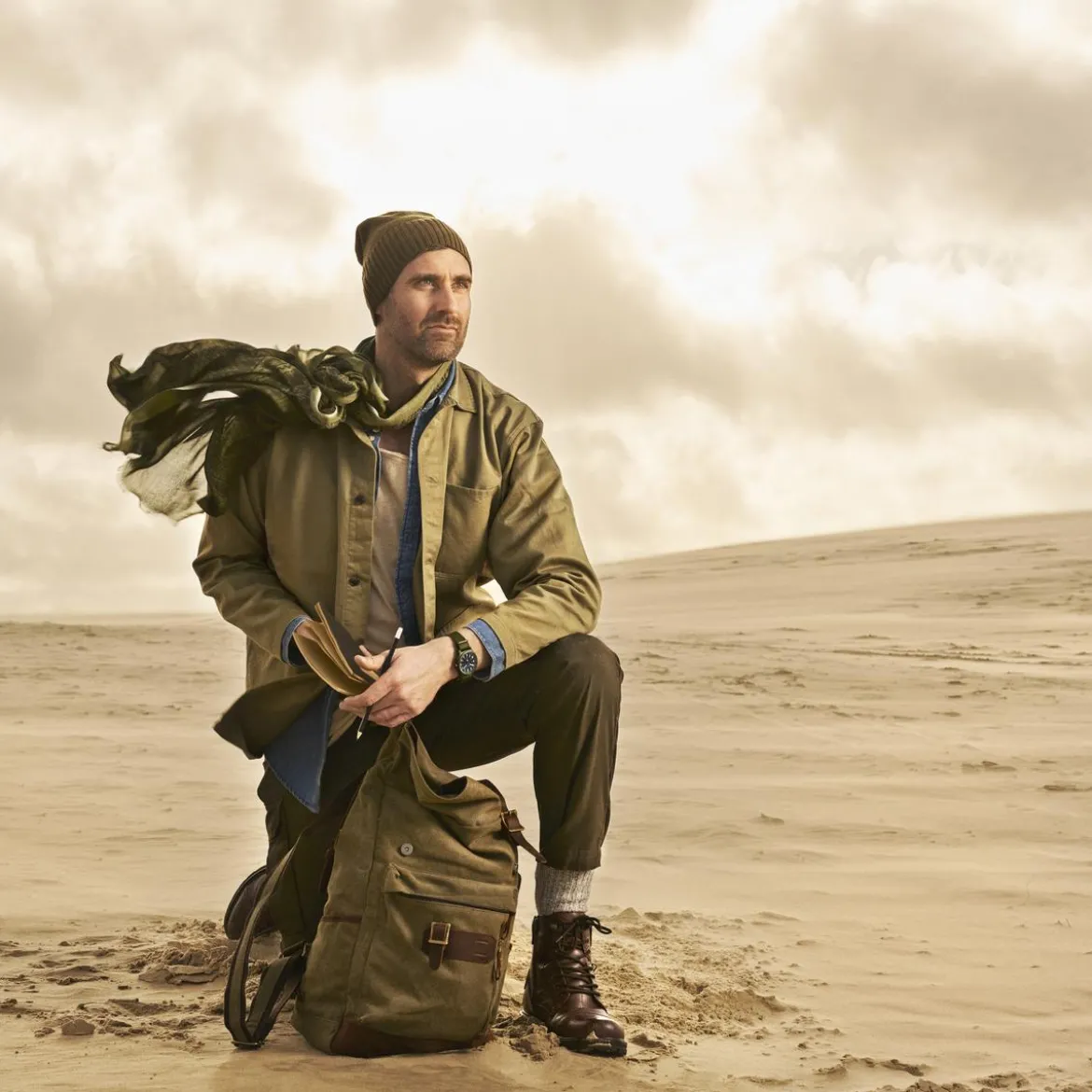 Scout | Zielony zegarek wojskowy Nato