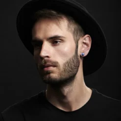 Sentio | 8 mm okrągły niebieski sztyft ze stali chirurgicznej