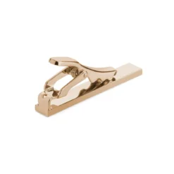 Spinka do krawata o długości 4 cm w kolorze polerowanego różowego złota