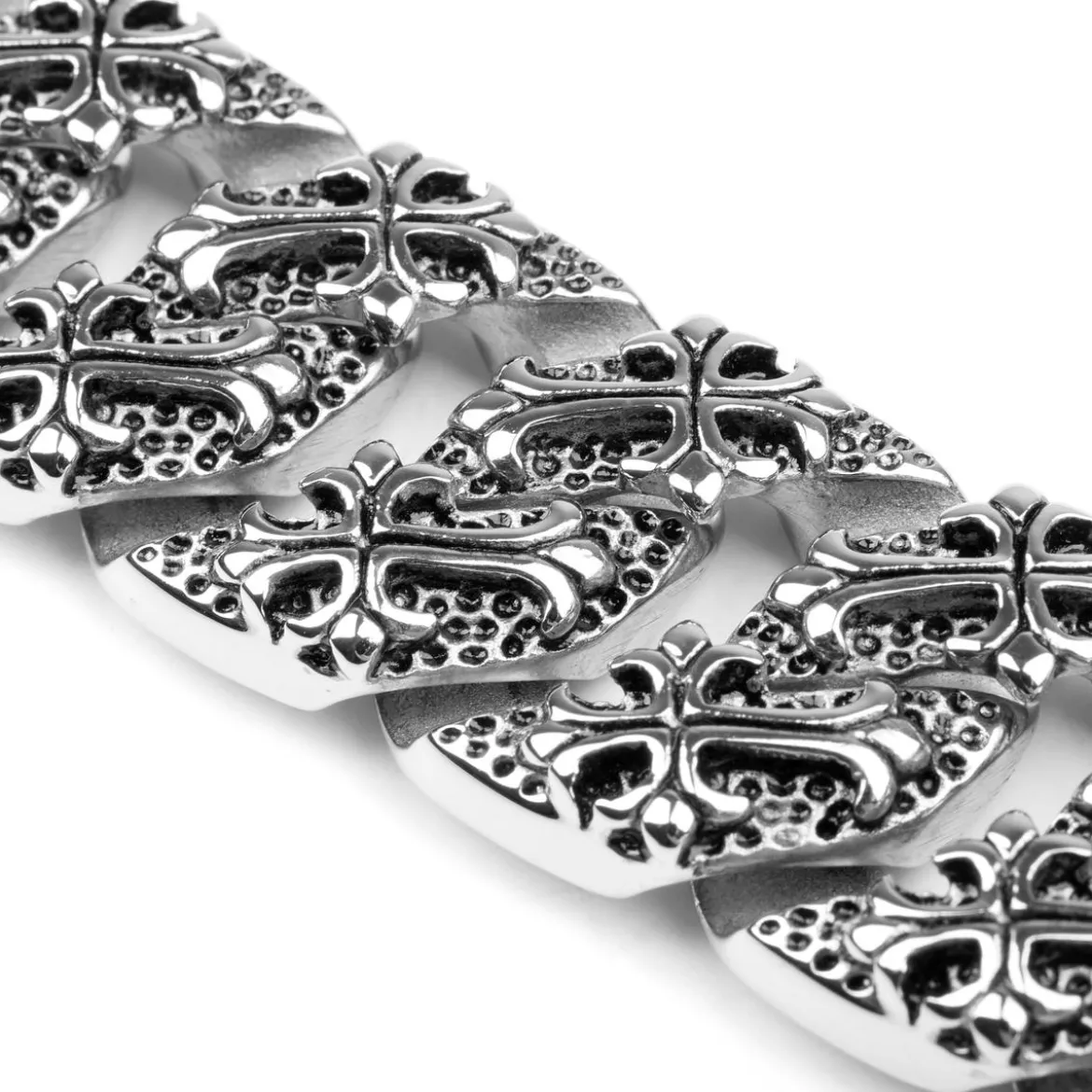 Stalowa bransoletka Fleur de Lis