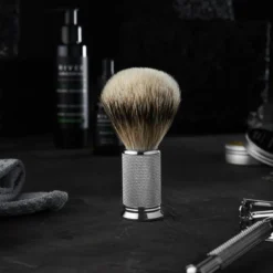 Stalowy pędzel do golenia Silvertip