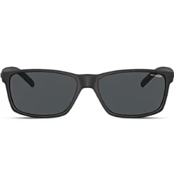 Szare kwadratowe okulary przeciwsłoneczne w rogowej oprawce | Arnette 0AN4185