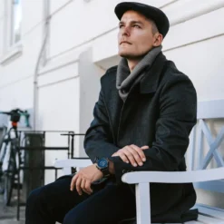 Szary szalik miejski tuba Frisco