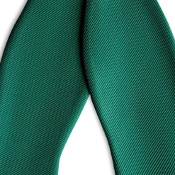 Szmaragdowozielona muszka rypsowa do samodzielnego wiązania