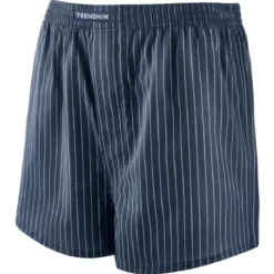 TrueFeel | 3-Pack bokserek z bawełny premium w granatowo-białe paski, luźny krój