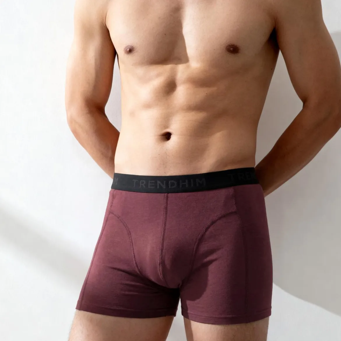TrueFeel | 3-Pack różowe komfortowe bokserki bambusowe