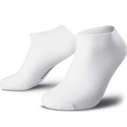TrueFeel | Zestaw 3 par białych premium bawełnianych skarpetek do kostki