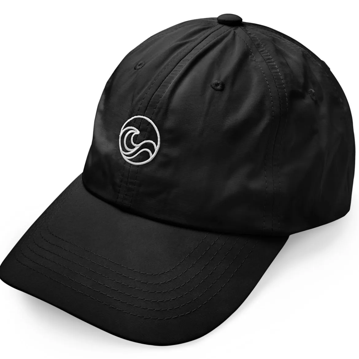 Waykins | Czarna czapka nylonowa z logo