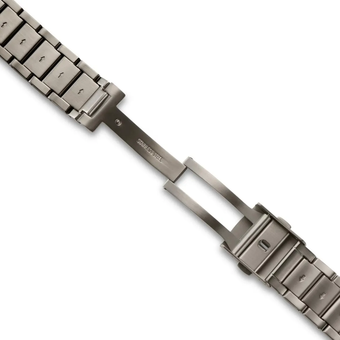 Yves | 20mm pasek do zegarka ze stali nierdzewnej w kolorze gunmetal