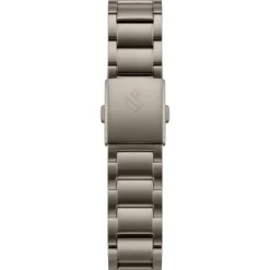 Yves | 20mm pasek do zegarka ze stali nierdzewnej w kolorze gunmetal