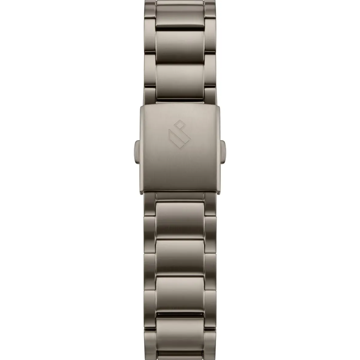 Yves | 20mm pasek do zegarka ze stali nierdzewnej w kolorze gunmetal