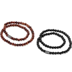 Zestaw bransoletek z koralikami Infinity
