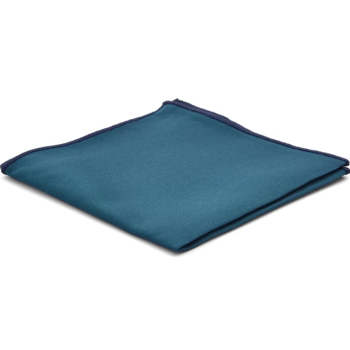 Zestaw petrolowa niebieska wstępnie zawiązana muszka i poszetka