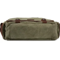 Zielono-brązowa torba na laptopa Sigurd