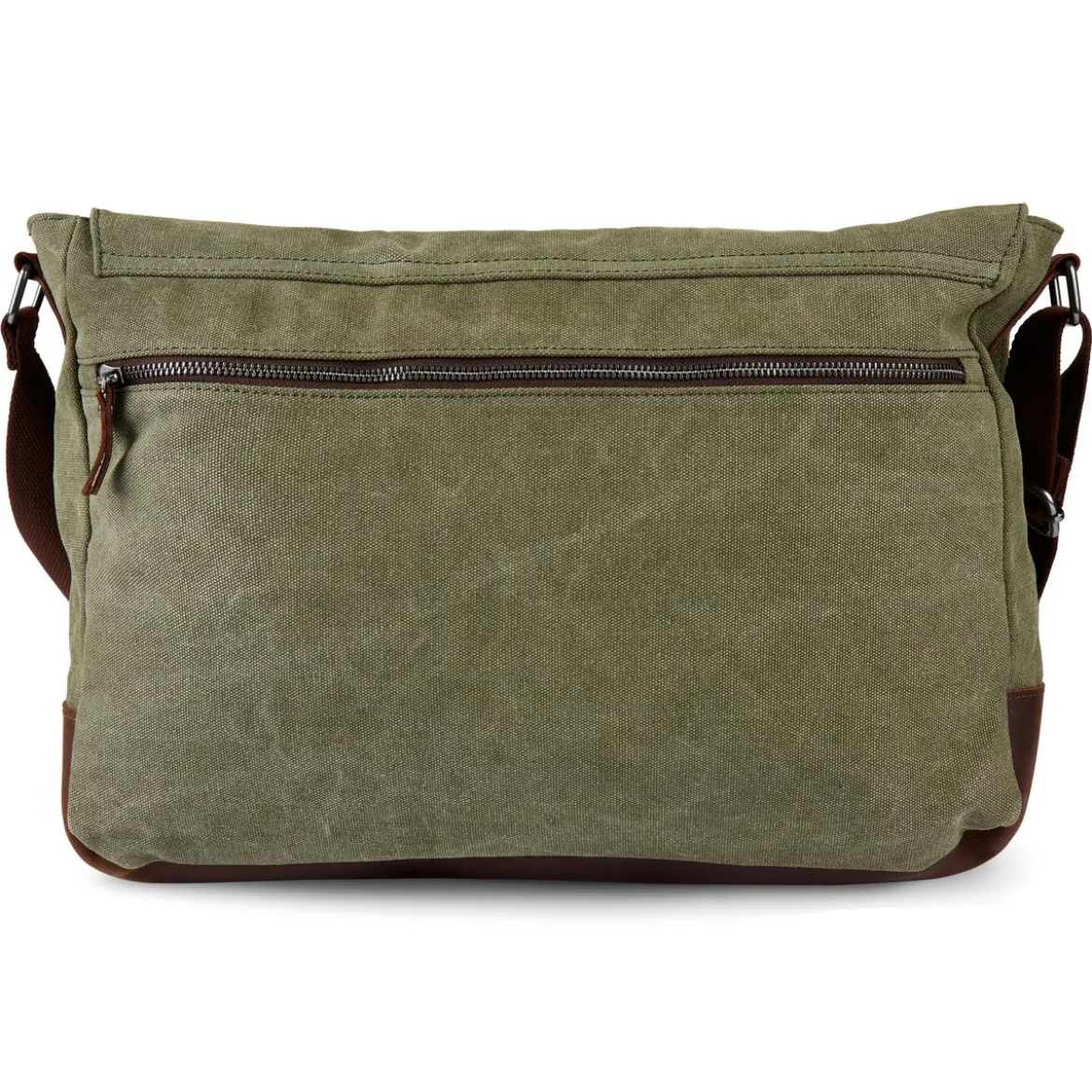 Zielono-brązowa torba na laptopa Spencer